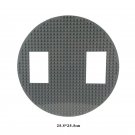 Grey Round Parking Lot Base Plate Lego Minifigure Toy