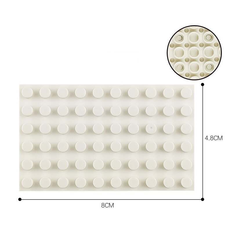 White Base Plate Legoingly City Street View Lego Minifigure Toy