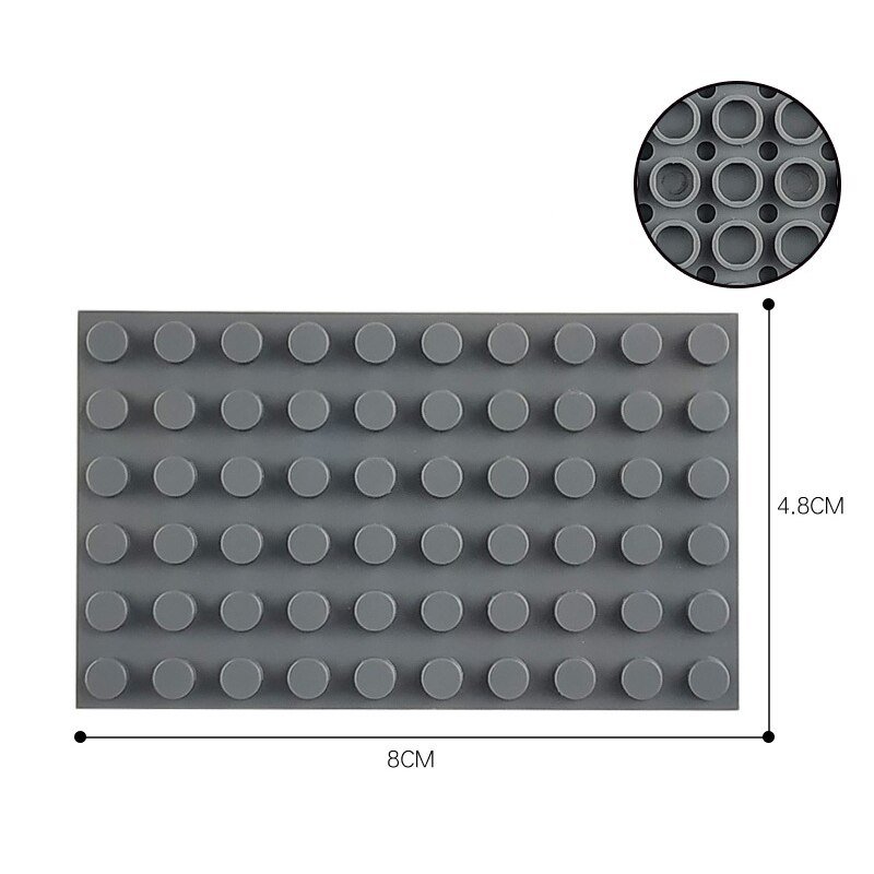 Grey Base Plate Legoingly City Street View Lego Minifigure Toy