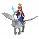 Princess Anna Frozen With Flying Horse Disney Lego Minifigure Toy