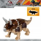 Brown Triceratops Dinosaur Big Jurassic World Lego Minifigure Toy