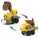 2in1 Yellow Fillers Trains Cabins Engine Lego Minifigure Toys