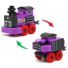 2in1 Purple Fillers Trains Cabins Engine Lego Minifigure Toys