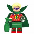 Green Lantern Yellow Hair Super Hero Lego Minifigure Toy