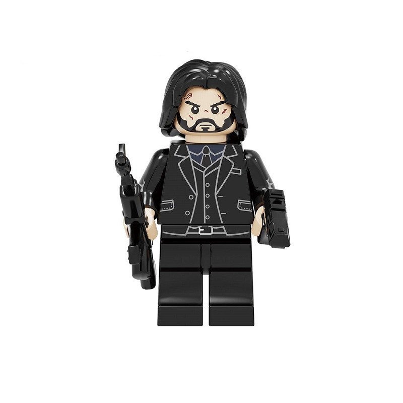 John Wick Super Hero Movie Lego Minifigure Toy