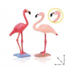 2pcs Flamingo Lovely Bird Miniature Animal Lego Minifigure Toy