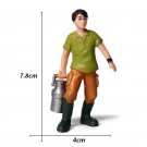 Breeder 006 Farm Pig Cow Hen Farmer Figurines Lego Minifigure Toy