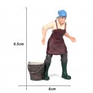 Breeder 008 Farm Pig Cow Hen Farmer Figurines Lego Minifigure Toy