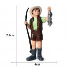 Breeder 017 Farm Pig Cow Hen Farmer Figurines Lego Minifigure Toy