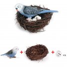 Blue Birds Lay Eggs Home Decoration Accessory Tree Farm House Lego Minifigure Toy