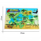 Animal World Map Home Decoration Accessory Tree Farm House Lego Minifigure Toy
