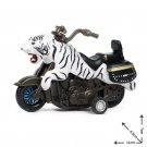 White Tiger Animals Motorcycle Vehicle Model Lego Minifigure Toy