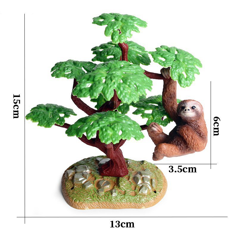 Trees And Slow Lorises Cute Zoo Animal Lego Minifigure Toy