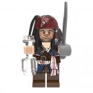 Captain Jack Sparrow Pirates of the Caribbean Lego Minifigure Toy