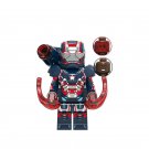 Mix Iron Man X Captain America Super Hero Lego Minifigure Toy