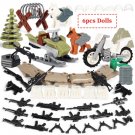 6pcs Russian Army Snow Soldiers ww2 Army Military Lego Minifigure Toys