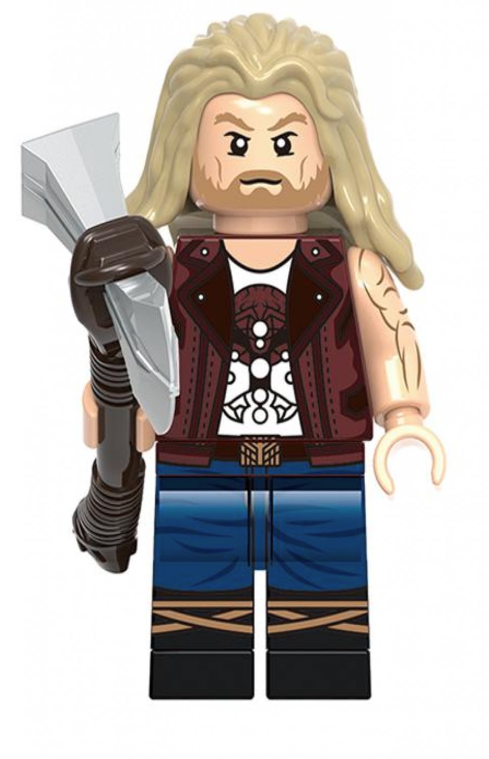 God Bod Thor Love and Thunder Lego Minifigure Block Toy