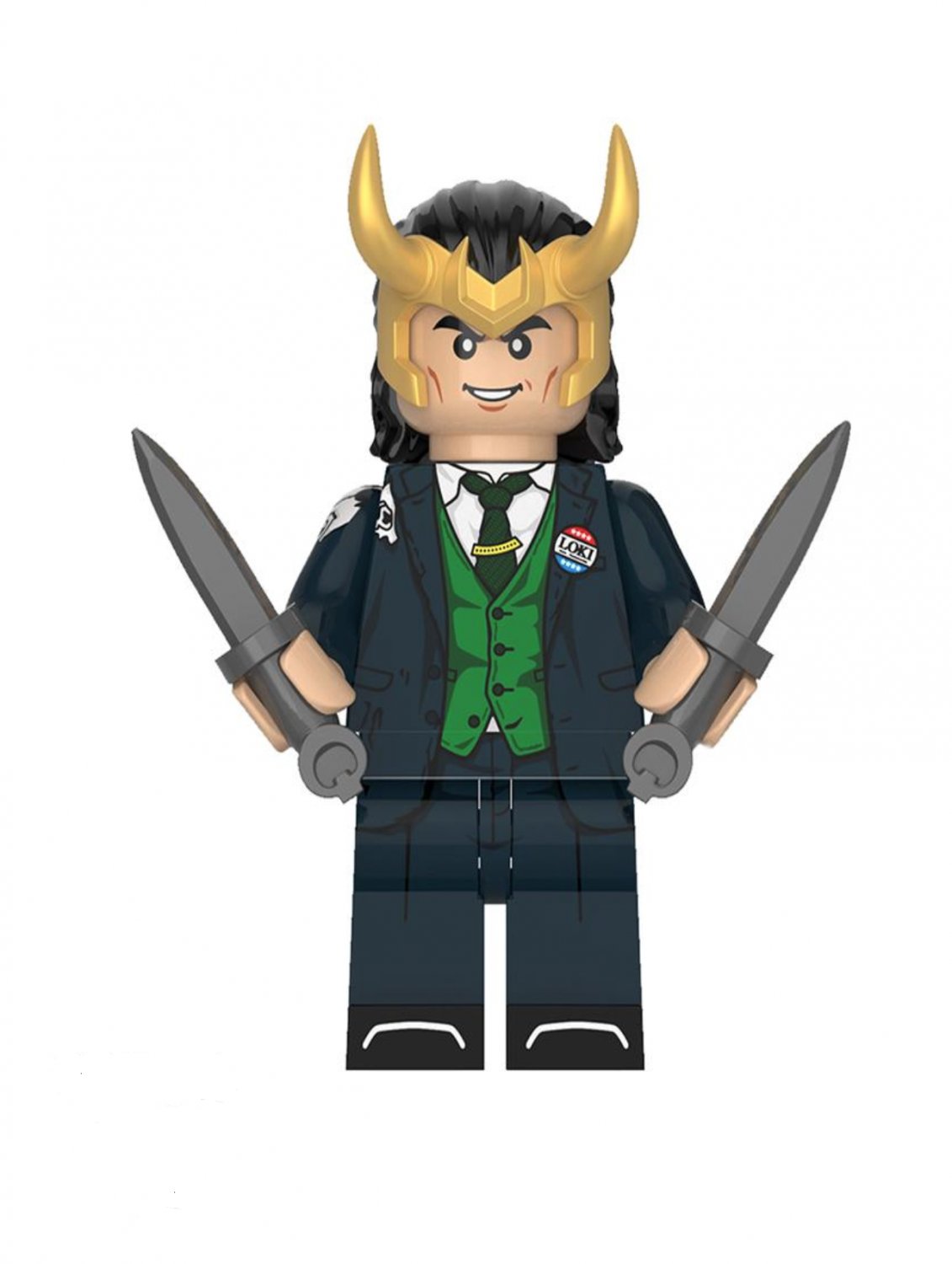 Vote Loki Variant President Loki Series Lego Minifigure Block Toy