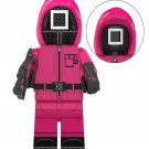 Square Guard Masked Man Squid Game Lego Minifigure Toy