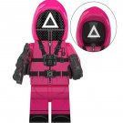 Triangle Guard Masked Man Squid Game Lego Minifigure Toy