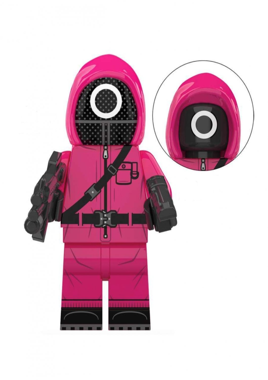 Circle Guard Masked Man Squid Game Lego Minifigure Toy