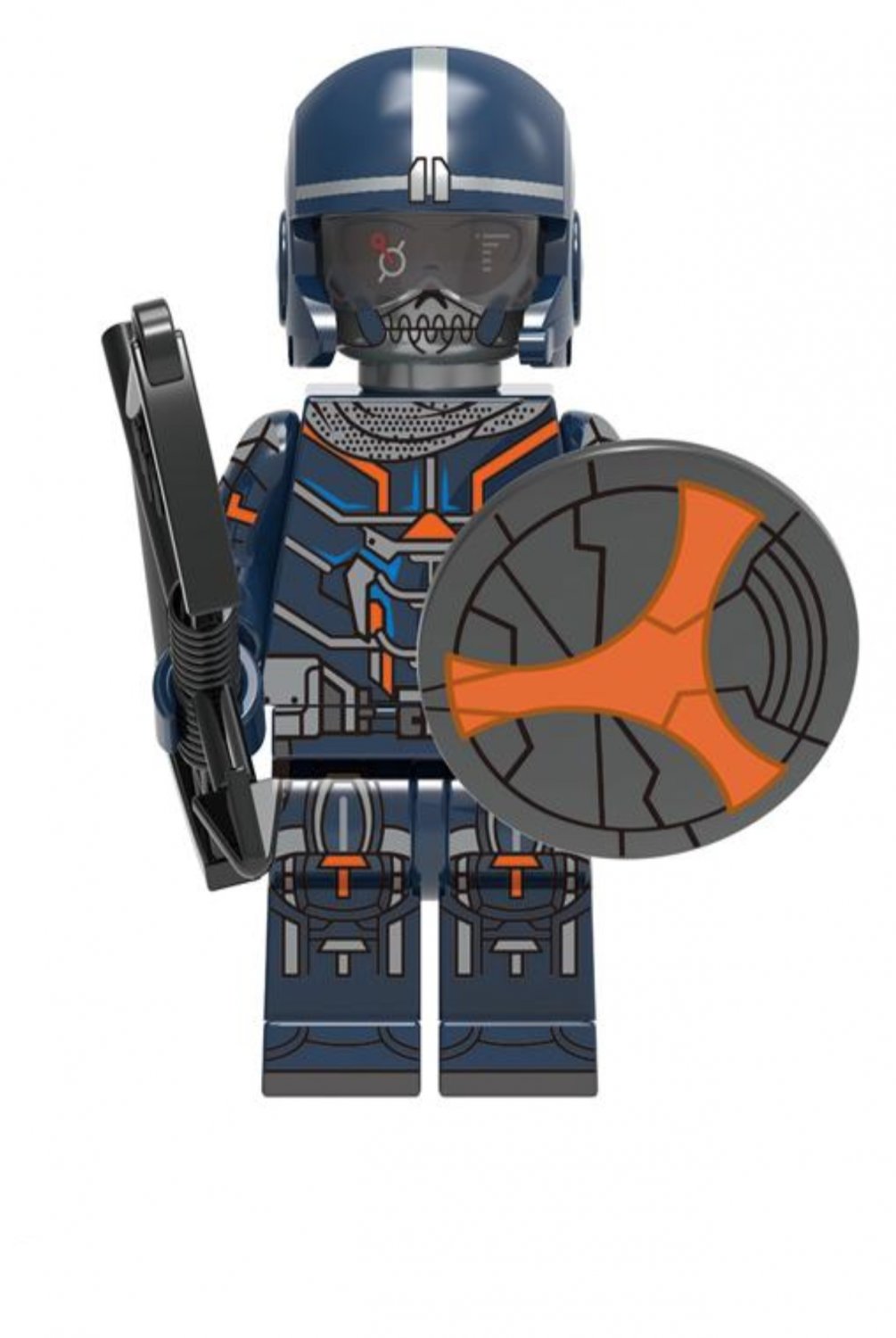Defeated Taskmaster in Black Widow Movie Lego Minifigure Toy