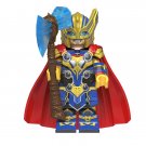 Metallic Suit Full Armor Thor in Love and Thunder Lego Minifigure Toy