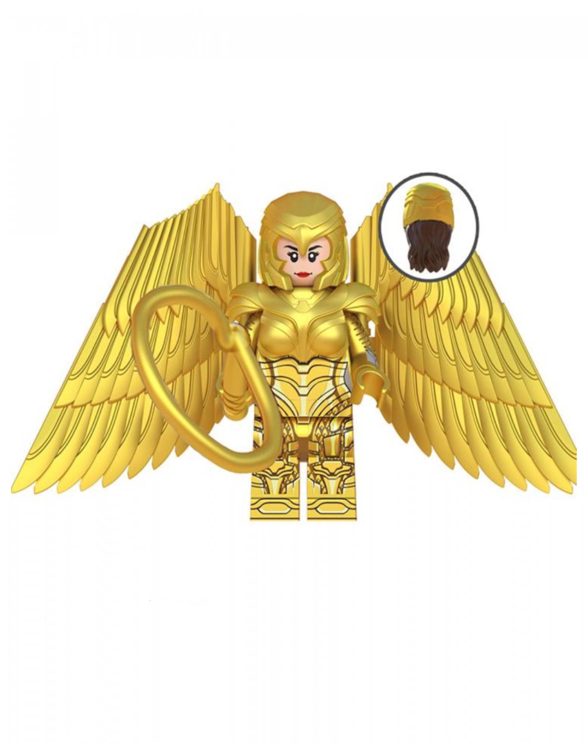 Asteria Golden Eagle Armor in Wonder Woman 1984 Lego Minifigure Toy