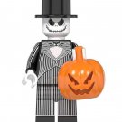 Jack Skellington in Nightmare Before Christmas Lego Minifigure Toy Horror Halloween