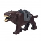 Brown Wolf Animal Lego Minifigure Toy