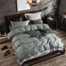 Pure cotton light luxury four piece set, sheets, quilts, pillowcases.