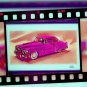 Cadilac filmstrip art  downladable prints, pink, blue, turquoise, black/white