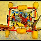 Eagle Native American digital Art chhose from 6 colors and styles