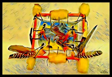 Eagle Native American digital Art chhose from 6 colors and styles