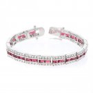 Balboa Red Cubic Zirconia Bracelet