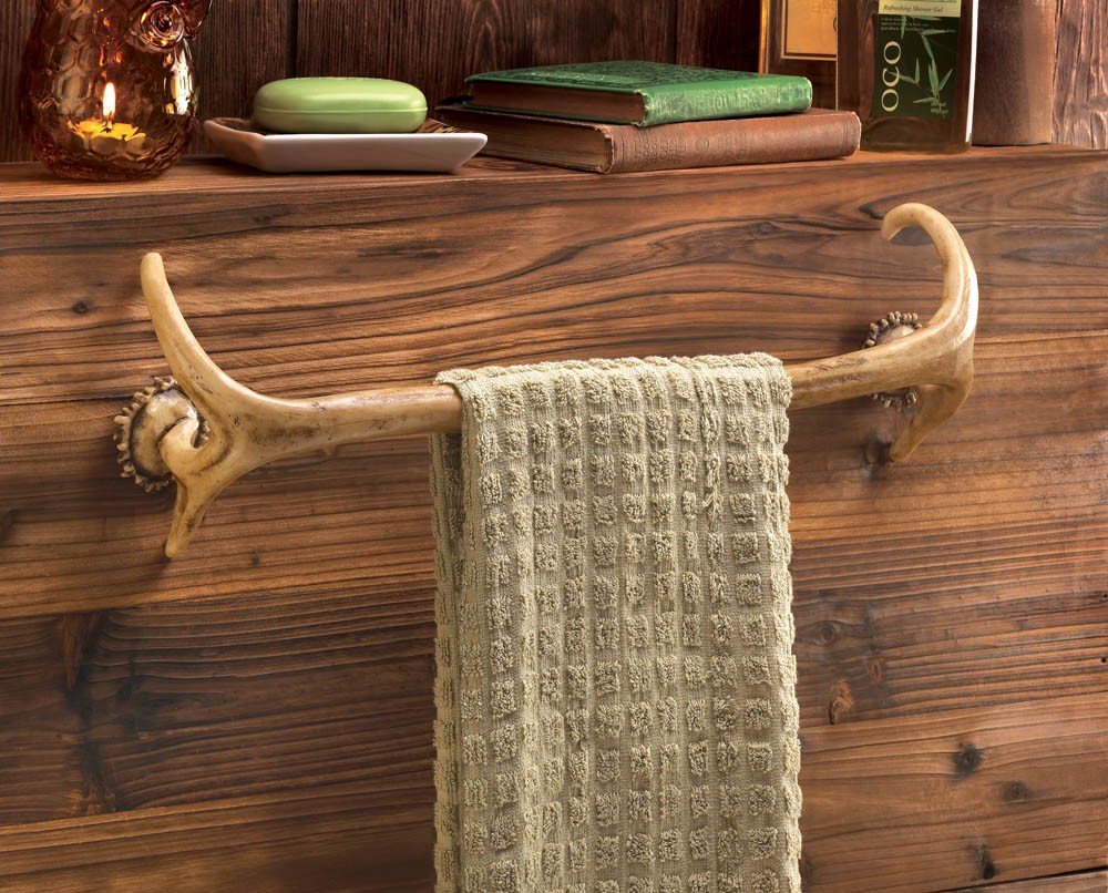 Bathroom Antler Towel Rack