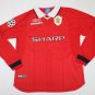 Manchester united jersey 1999 shirt champions league final solksjaer manchester united 1998 1999 jsy