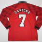 Manchester united 1996 1997 1998 jersey shirt eric cantona long sleeve trikot 1996 1997 1998