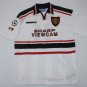 Manchester united 1998 1999 jersey shirt giggs away white short sleeve champions league