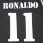 real madrid jersey shirt 2002 2003 black away champions league ronaldo nazario number 11