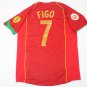 portugal 2004 eurocup final shirt jersey luis figo portugal retro shirt vs greece