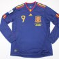 Spain jersey shirt 2010 world cup final torres long sleeve fernando torres españa 2010 final