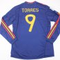 Spain jersey shirt 2010 world cup final torres long sleeve fernando torres espa&Atilde;&plusmn;a 2010 final