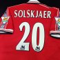 Manchester united 1999 2000 jersey shirt solskjaer short sleeve manchester united 99