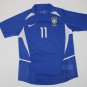 brazil jersey shirt 2002 world cup ronaldinho brazil ronaldinho away blue