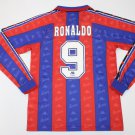 fc barcelona jersey  1996 1997 ronaldo nazario shirt t-shirt playera chamarra long sleeve