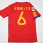 Spain jersey shirt 2010 home iniesta with final details spainien 2010 trikot