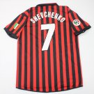 ac milan jersey shirt centenary 2000 shevchenko ac milan maglia 2000 trikot maillot playera