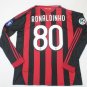 ac milan jersey shirt 2009 2010 ronaldinho MALDINI LAST MATCH ac milan 2009 2010 trikot maglia