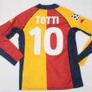 As roma jersey shirt 2001 2002 totti roma trikot maglia maillot 2001 2002 champions league